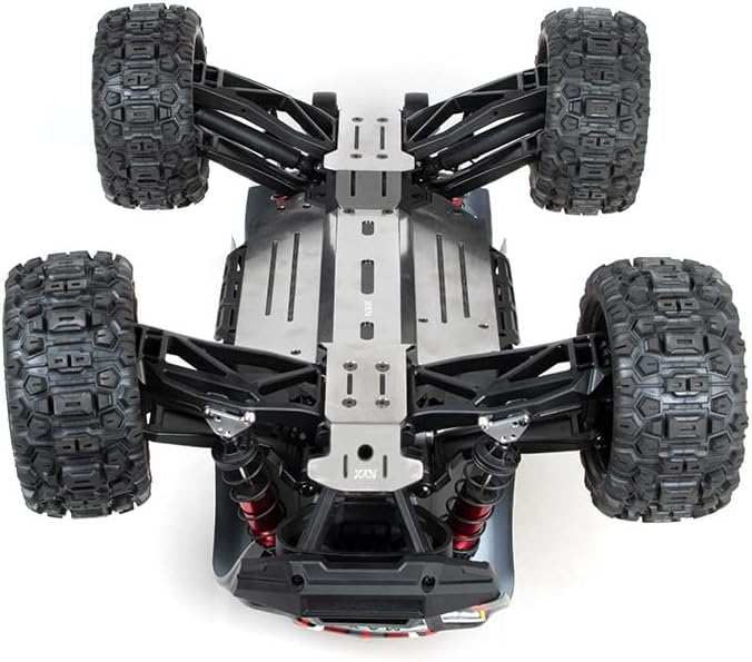 KYX Racing Rozsdamentes Acél Ezüst Protector Alváz Őr Lemez Tengely Őr Frissítéseket, Alkatrészek Kiegészítők 1/10 RC Robot