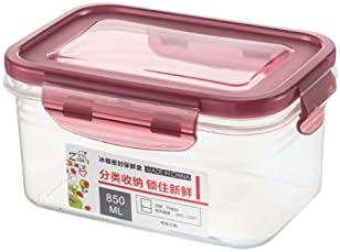 3q7DDI 1Pack Konyhában Műanyag Élelmiszer-Tároló Tartályok Reusablee Ételt tartalmazó edényt Légmentesen záródó Fedő Bpa