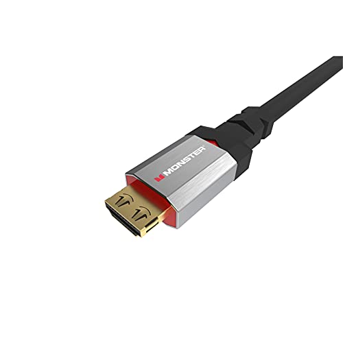 Monster Cable 3005844 25 ft. Csak Össze kell kötni HDMI Kábel Ethernet 4K Ultra HD44; Fekete