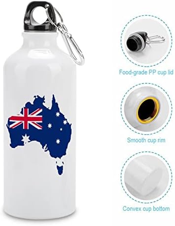 Ausztrália Zászló Sport Üveg Víz Újrahasznosítható Alumínium Utazási Hőszigetelt Bögre Kültéri