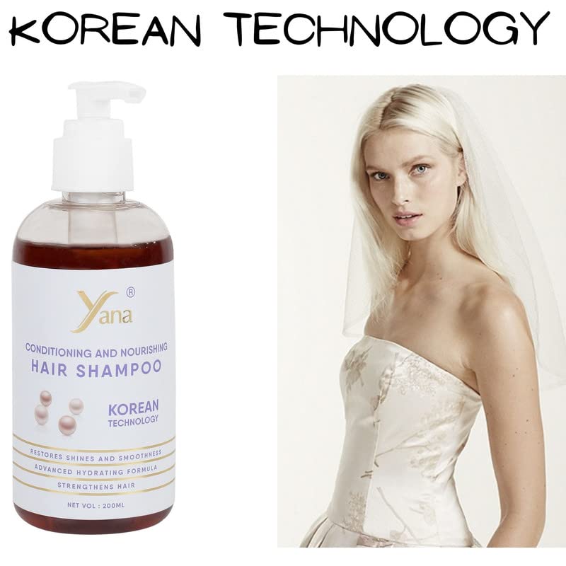 Yana Hair Sampon Koreai Technológia Gyógynövényes Sampon Száraz Hajra