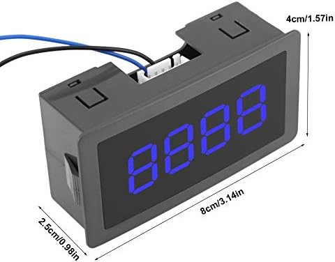 Keleti vásárolni Digitális Számláló - DC LED Digitális Kijelző 4-Jegyű 0-9999 Fel/Le Plusz/Mínusz Panel Számláló Méter Kábel(Kék)