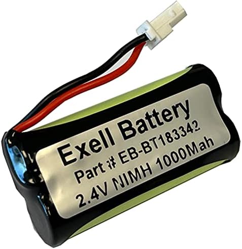 Exell EB-BT183342 2,4 V 1000mAh Ni-MH Akkumulátor Kompatibilis Vezeték nélküli Telefon Akkumulátorok BT166342/BT266342 BT162342/BT262342