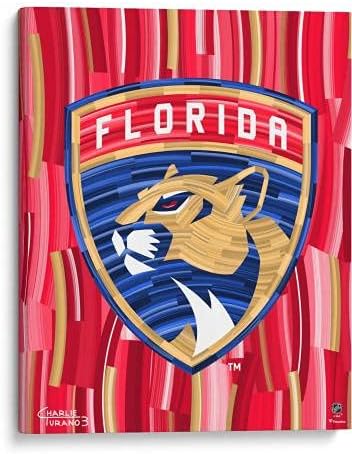 Florida Panthers 16 x 20 Díszítette Giclee Nyomtatás által Charlie turano-ba III. - Eredeti NHL Művészet, Nyomatok
