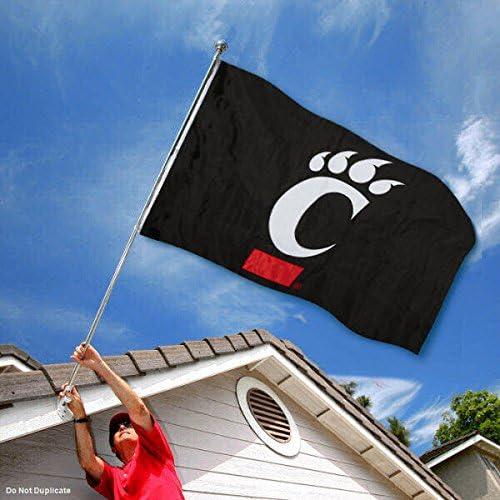 Cincinnati Bearcats Hímzett, valamint Varrott Nylon Zászló
