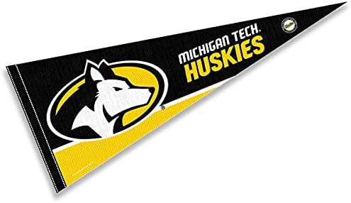 Michigan-Tech Husky Zászlót Teljes Méret Éreztem,