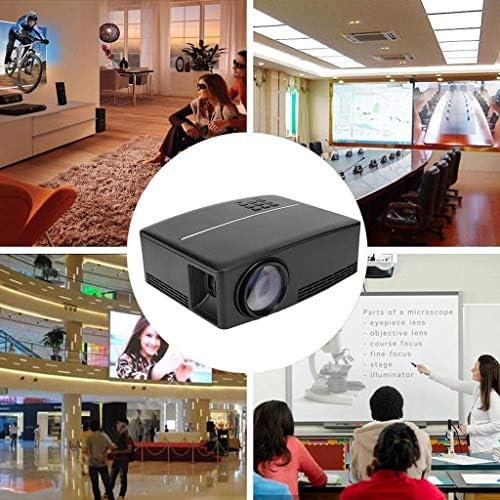NIZYH Mini Projektor, Hordozható Mozi Projektor, 30 000 Óra LED élettartam, valamint Kompatibilis TV Stick,az Otthoni Szórakozás