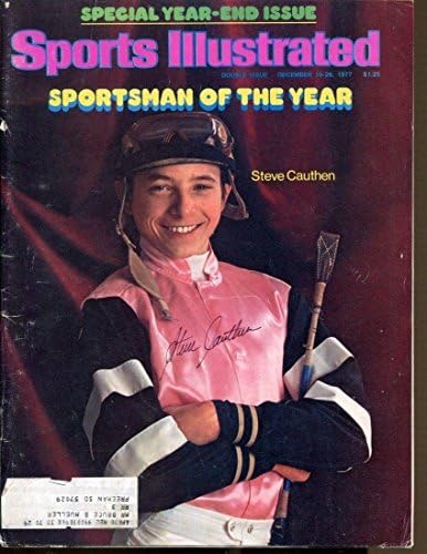Steve Cauthen Aláírt 1977-Ben a Sports Illustrated SZÓJA 12/19 Dedikált Zsoké - Dedikált Sport Magazinok