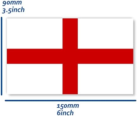 5 DB Anglia Zászló Matrica,6x3.5 az angol Matrica,Nagy Banner Dekoráció Autó Lökhárító Ablak Laptop