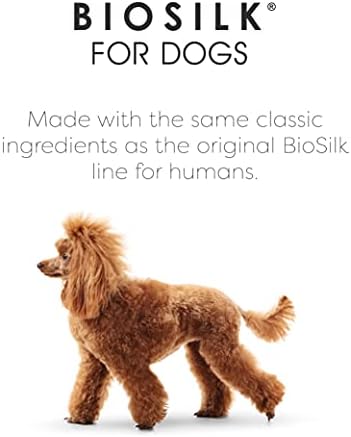 BioSilk Kutyák számára Combo Pack Fogfehérítés Sampon Kutyának Hajkibontó Spray | 12 oz Kutya Sampon Fehér Kutyák 8 oz Kutya