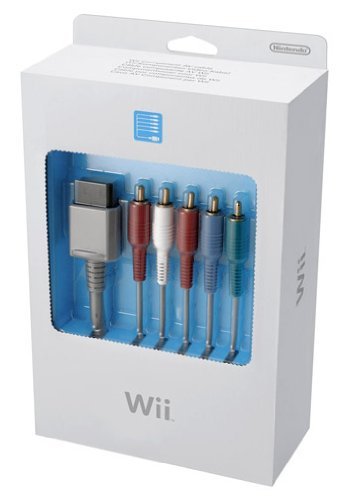 Nintendo-Wii Komponens Video Kábel