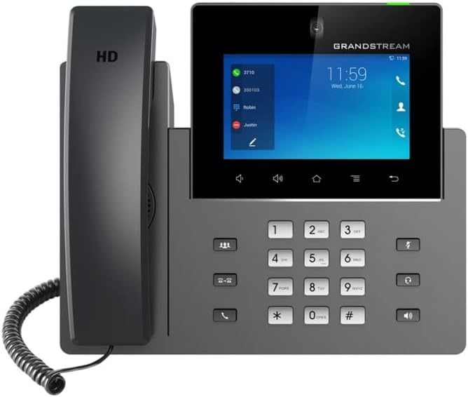 Grandstream GXV3350 IP Telefon 4-Egységek UCM6202 2 Port IP PBX Gigabit...