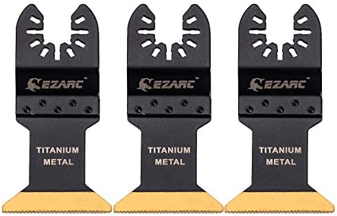 EZARC Titán Oszcilláló Többfunkciós kés Fa-Fém - 3-Pack Oszcilláló Eszköz, fűrészlap, Köröm, Vágó Csavarok - Univerzális