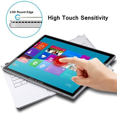 Megoo [2-Pack] Képernyő Védő Microsoft Surface Book 3 15 Col (2020-As Kiadás), [HD Edzett Üveg ] karcálló Egyszerű Telepítés