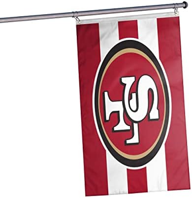 San Francisco 49ers NFL Nagy Logó Csapat Sáv Vízszintes Zászló