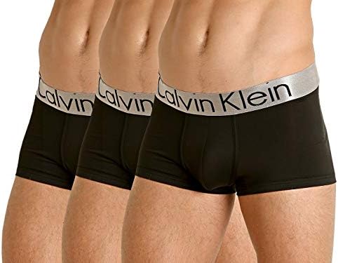 Calvin Klein Férfi Acél Micro 3-Pack Alacsony Emelkedik Fatörzsek