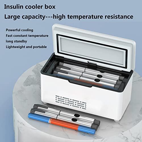 Ben Zhan Mini Hűtő Hordozható Inzulin Hűvösebb hűtőházban, Hordozható Gyógyszer Cooler Hűtő - Állandó Hőmérséklet Füvet Újratölthető