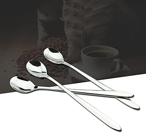 Evőkanál 5db Rozsdamentes Acél Kávé, Tea Desszert Étel Krém Kanál Szett Konyhai Edények Inni Eszközök Teáskanál Kis Kanál