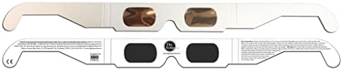 Eclipse Szemüveg - 5 pár - AAS Jóváhagyott - ISO Minősített Biztonságos összes napenergia-napfogyatkozás - (Sima Keret)