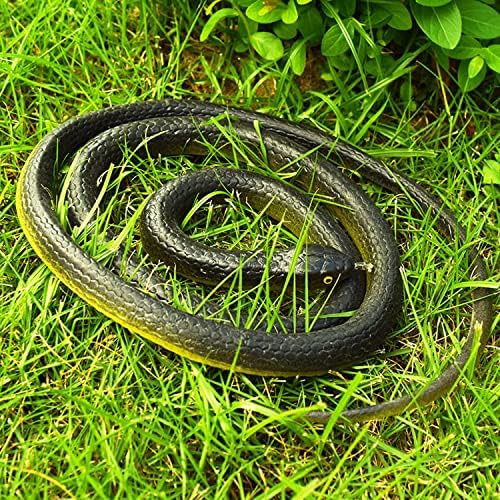 Sansent Gumi Kígyók Reális, Nagyobb, Vastagabb Hamis Kígyó Játék Kígyó úgy Néz ki, Igazi, Gumi Kígyók, hogy Tartsa a Madarakat