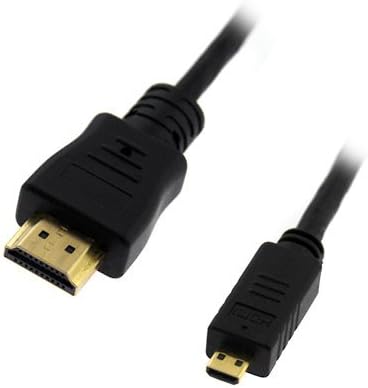 Mizar, stb Mikro HDMI-HDMI Férfi Kábel -6ft a Cisco Flip Video UltraHD 3. Generáció