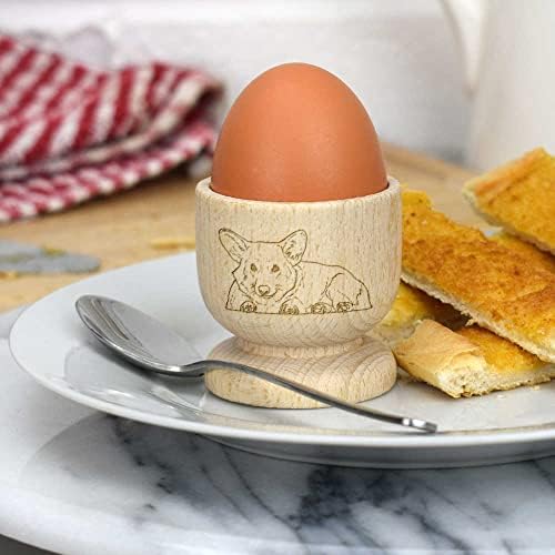 Azeeda 'Corgi Fekve' Fából készült tojástartó (EC00022142)