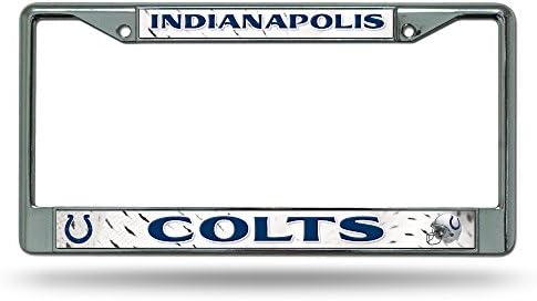 Rico Iparágak NFL Labdarúgó-Indianapolis Colts 12 x 6 a Chrome Frame-a Matrica Beszúr - Autó/Teherautó/TEREPJÁRÓ Autó Tartozék
