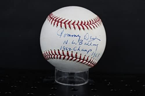 Tommy Davis Aláírt (Szemrebbenés Bajnok) Baseball Autogramot Auto PSA/DNS AL88768 - Dedikált Baseball