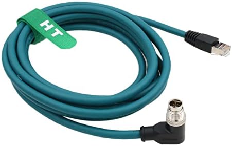 HangTon M12 Ethernet 8 Pin-X-Kódolás Megfelelő Szöget, hogy RJ45 Kábel Cognex a Látvány, Ipari Kamera Érzékelő MACSKA-7e